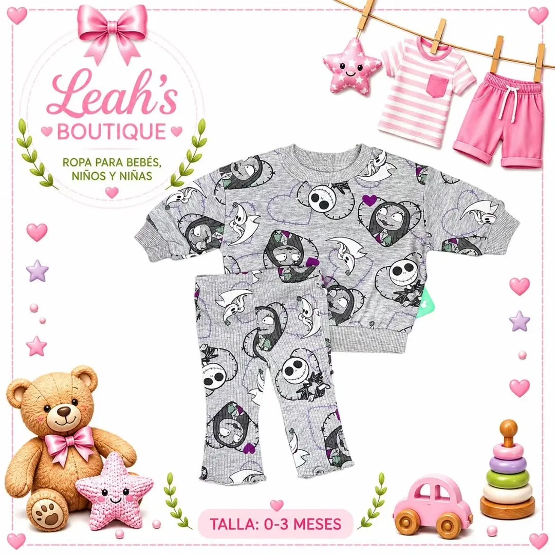 Pijama El Extraño Mundo de Jack gris