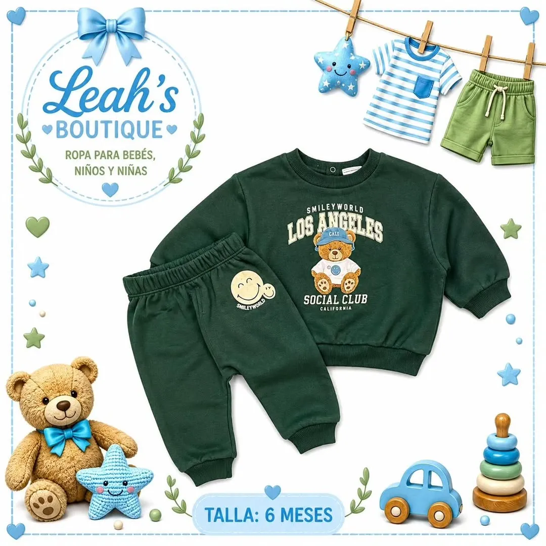 Conjunto Los Angeles Social Club verde