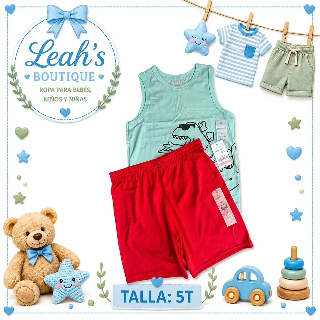 Conjunto tank de dinosaurio Garanimals