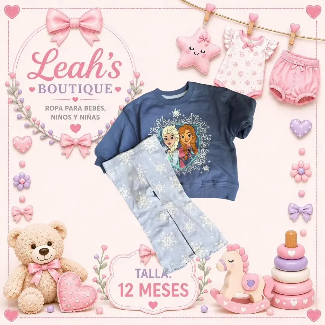 Conjunto Frozen Elsa y Anna
